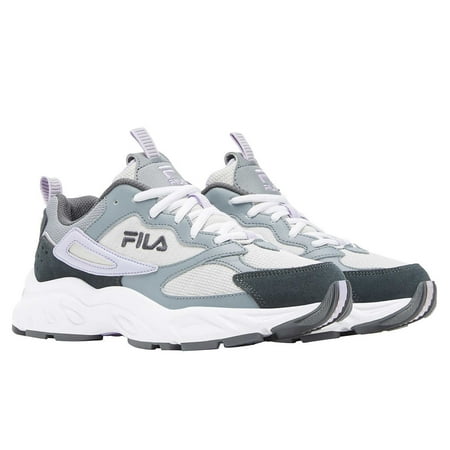 Fila Women’s Envizion Running Walking Casual Shoe Sneaker Tennis Shoes (Grey/Lilac, 7)
