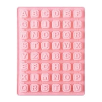 Huayishang Silicone Molds Silicone Classic Series Mold Chocolate Candy Jelly Letter Alphabet Tray Silicone Mold Pink, Kitchen Essentials Clearance Sale Pink