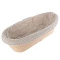 thumbnail image 2 of EIMELI Bread Dough fermentation Bowl Shape Natural Rattan Basket With Removable Lining  10 Size - Oval 28*14*8cm, 2 of 7