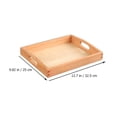 thumbnail image 2 of SHINYPASING 1Pack Sorting Trays Storage Container Light Brown Choice for Teaching Aids, 2 of 8
