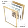 thumbnail image 5 of ArtbyHannah Neutral Gallery Wall Picture Frame Set of 8, Beach Landscape Wall Art Decor For Living Room. Multi Size 11x14, 10x10, 8x8, 12x9.5, 8x10, 5x7, 5 of 10