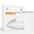 thumbnail image 1 of Juego de sábanas Sleep Mantra Cooling Queen Size, color blanco, 4 piezas, 1 of 9