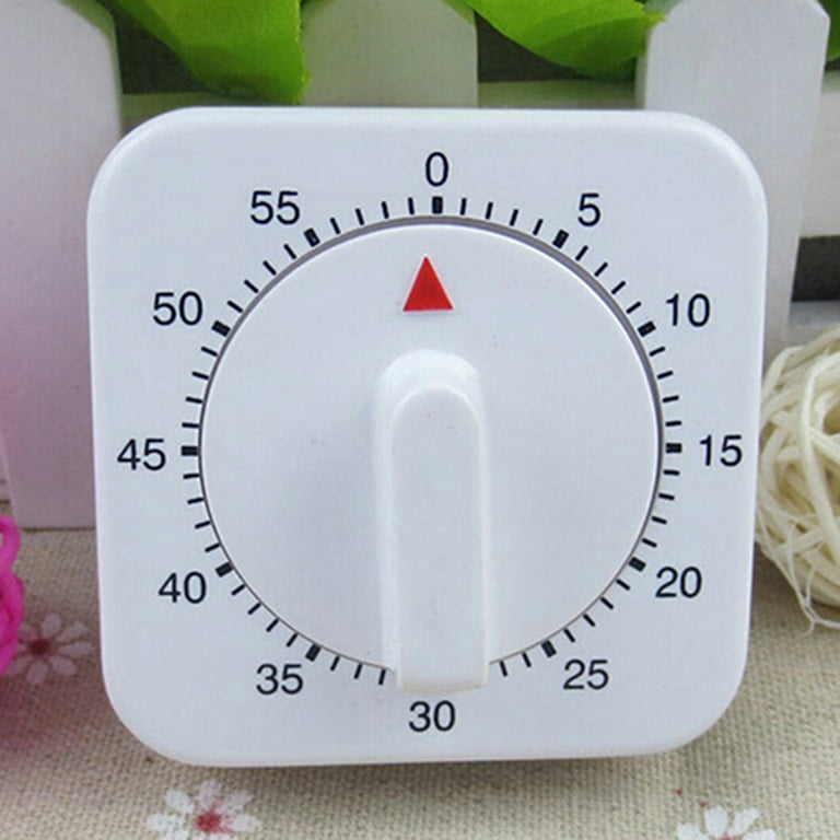 Yunnyp Kitchen Timer 60 Minutes Mechanical Timer Clock with Loud Alarm  Countdown Timer No Battery Needed for Oven Cooking Baking Exercise Fitness  Teaching Classroom Study White - Yahoo Shopping
