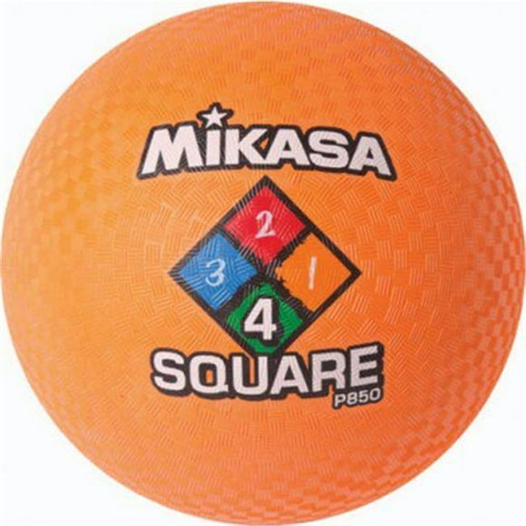 Olympia Sports BA167P Mikasa Balle de Terrain de Jeu Quatre Places - 8,5 Po (Orange)