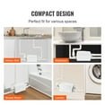thumbnail image 3 of KFFKFF Macerator Pump, 350W, 6000 L/h Flow, 23 ft/7 m Head, Macerator Sewerage Sump Pump with 3 Water Inlets for Basement, Kitchen, Sink, Shower, Bathtub, Laundry Waste Water Disposal Upflush Machine, 3 of 9