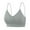 Gray_BL38, variant on Lumtrix Deep V Neck Sports Bras for Women Thin Straps Ribbed Bralettes Yoga Top Basic Wireless Camisole White XL