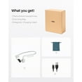 thumbnail image 6 of Restored Shokz OpenMove Bone Conduction Waterproof Bluetooth Headphones for Sports(Formerly Aeropex), White (Refurbished), 6 of 6
