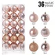 thumbnail image 3 of Bolas de Navidad irrompibles e irrompibles, bolas de plástico de 6/4/3 cm, adornos navideños a granel, juego para decoraciones festivas de árboles, 3 of 5