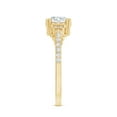 thumbnail image 3 of Rosec Jewels Certified Lab Grown Diamond Vintage Engagement Ring - EF-VS Quality - Ready To Gift, 10K Yellow Gold, US 6.00, 3 of 8
