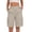1# Gray, variant on Summer Skirts for Women Elastic Waist Cargo Skort Casual Hiking Travel Golf Skirts Drawstring Knee Length Mini Skort Army Green L