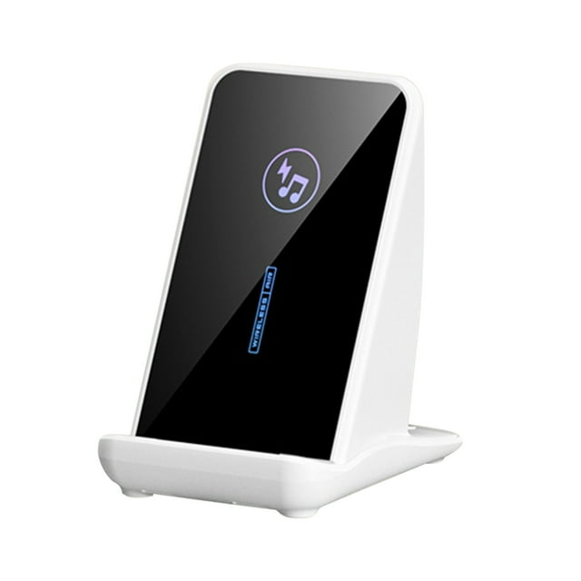 Cargador Inalámbrico Inalámbrico de Soporte Multifuncional de 15W, Altavoz Bluetooth Portátil, Altavoces Bluetooth Portátiles de Audio de Escritorio