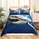thumbnail image 3 of Fish Bedding Funda Nórdica Queen 3 Piezas Hawaiian Beach Theme Bedding Set, 3 of 5
