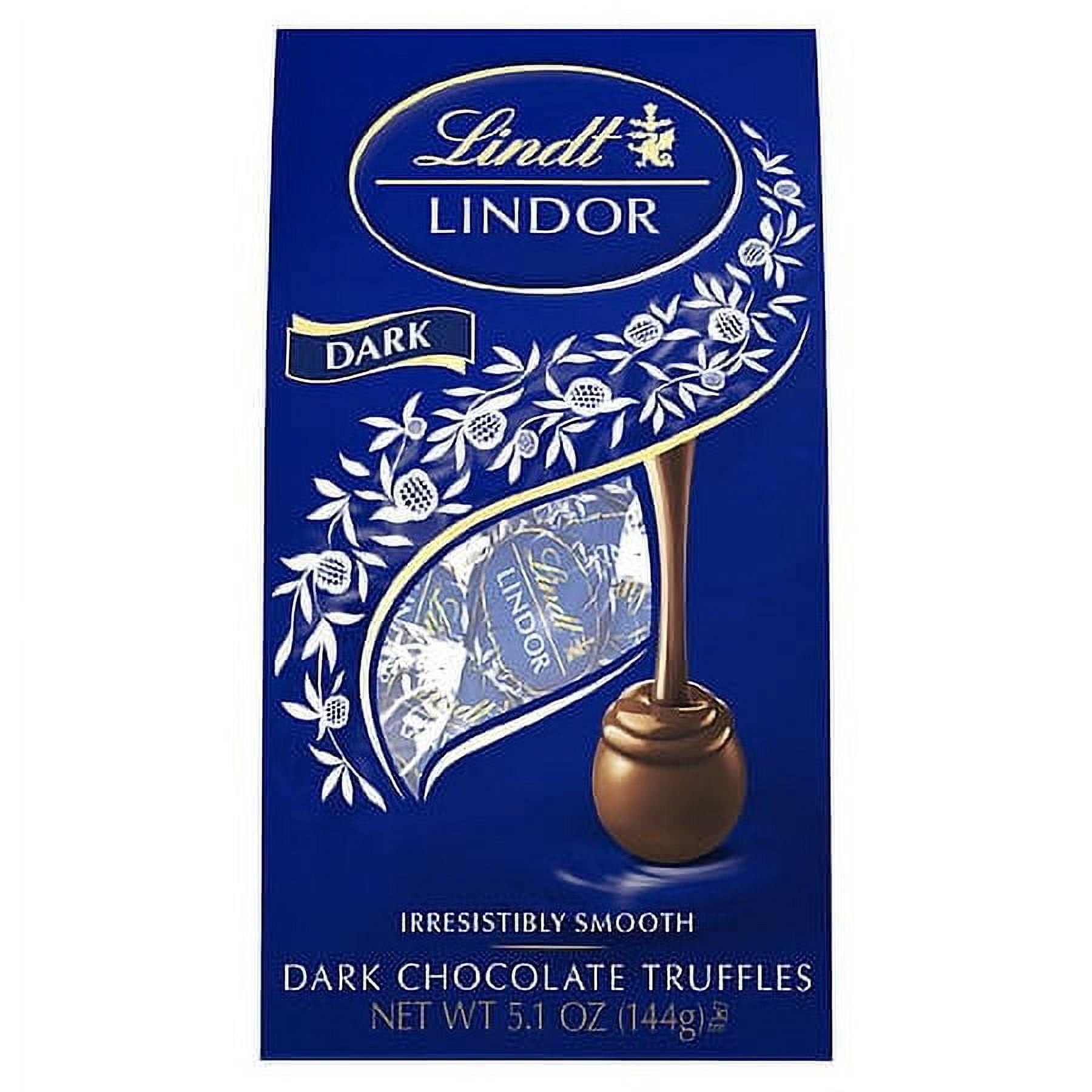 Lindt Lindor Dark Chocolate Truffles, Dark Chocolate 5.1oz (2 pack)