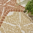 thumbnail image 2 of Nourison Aloha Outdoor Ivory Multicolor 7'10" x 10'6" Area Rug (8x11), 2 of 9