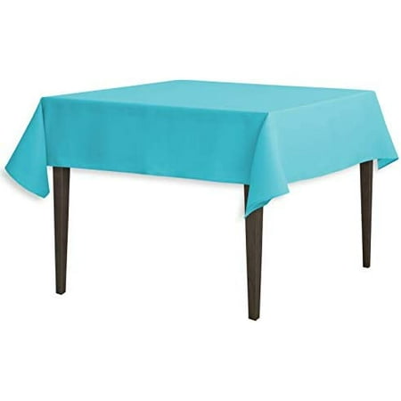 

Linentablecloth 54-Inch Square Polyester Tablecloth Turquoise