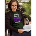 thumbnail image 2 of Awesome Receptionist Looks Like T-Shirt Women -Smartprints Designs, Female XX-Large, 2 of 4
