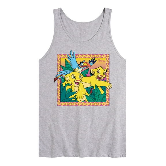 Disney - The Lion King - Simba Nala Zazu - Men's Jersey Tank Top