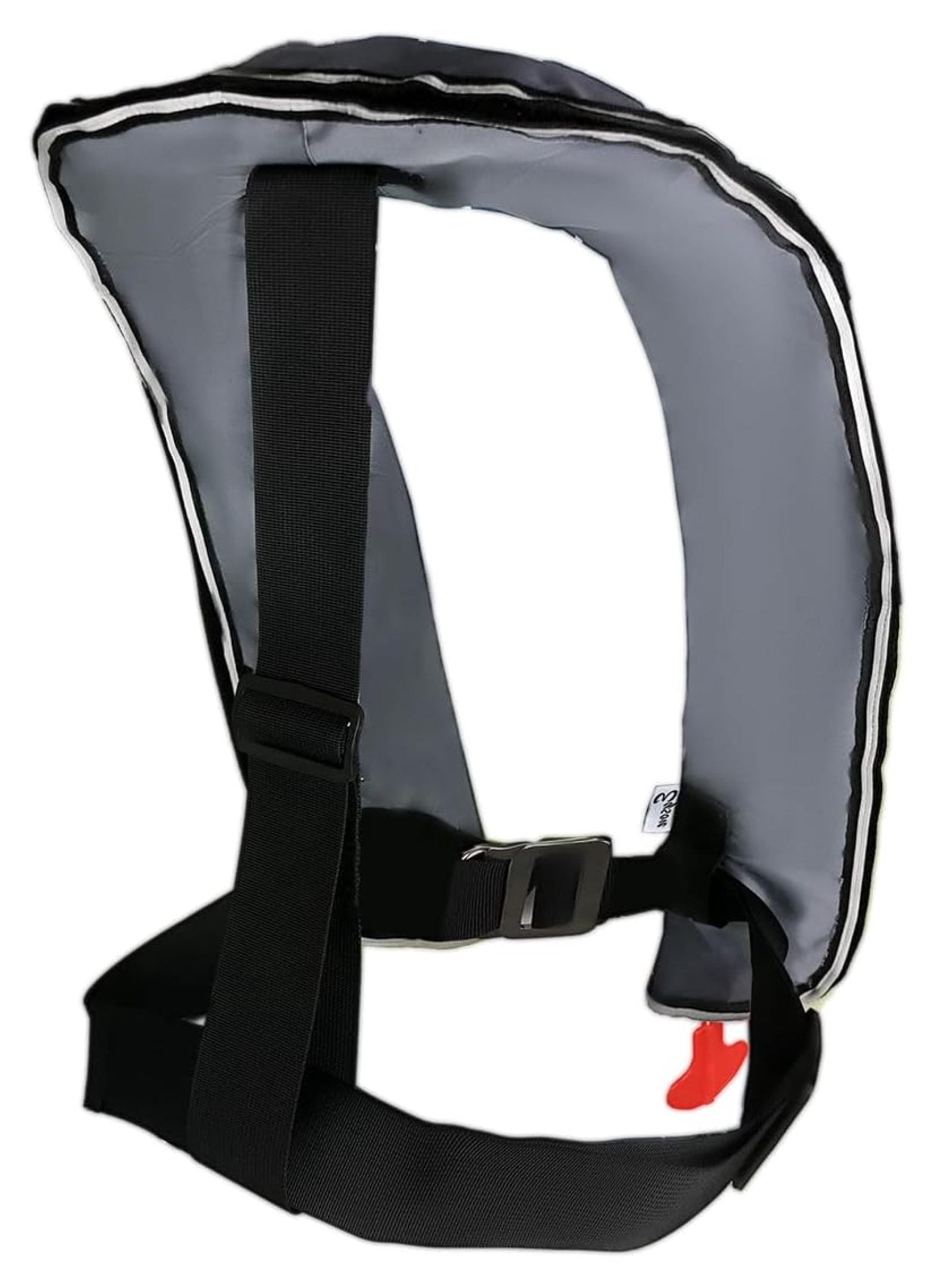 Unisex Adult Automatic Inflatable Life Vest with Zippered Pocket (Grey)