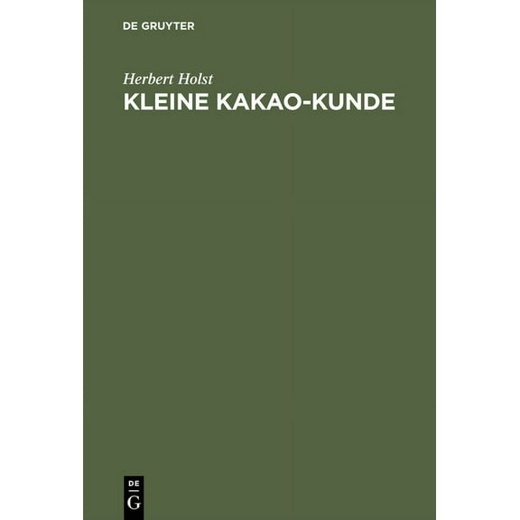 Kleine Kakao-Kunde, (Hardcover)