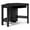 Black, variant on Topbuy Wooden Corner Computer Desk with Drawer Office Study Table White