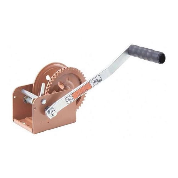 Dutton-Lainson Ratcheting Winch,Spur,No Brake,1400 lb. DLC1400