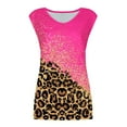 thumbnail image 4 of SMihono Hauts pour Femmes Débardeur Femme Imprimé Floral Ajusté Col Rond Sans Manches Tunique Tee Débardeurs pour Femmes Hauts d'Été pour Femmes, 4 of 5