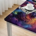 thumbnail image 5 of Awypu Majestic Lion Square Table Cloth 100% Polyester Fiber 40*40, 5 of 8