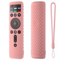 thumbnail image 5 of Caso De Control Remoto Funda protectora con funda de cordón de silicona para control remoto de voz VIZIO XRT260 (rosa), 5 of 5