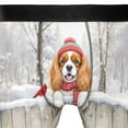 thumbnail image 4 of Playful Cavalier King Charles Spaniel Welcomes Winter Snowy Day with Cardinal Bird All Over Print Boxer Briefs Underwear for Men Dad Dog Lover Gifts - 120177, 4 of 6