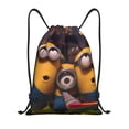 thumbnail image 1 of Pofeuu Minions Sac à Cordon 210D Résistant à l'Eau Design Pliable Compact Essentiels de Voyage Gym Yoga Léger Sac de Transport-Petit, 1 of 6
