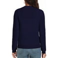 thumbnail image 3 of Aiyino Women's Long Sleeve Knit Cardigan Sweater Basic Crew Neck Button Down Knitwear Coat Top S-2XL, 3 of 6