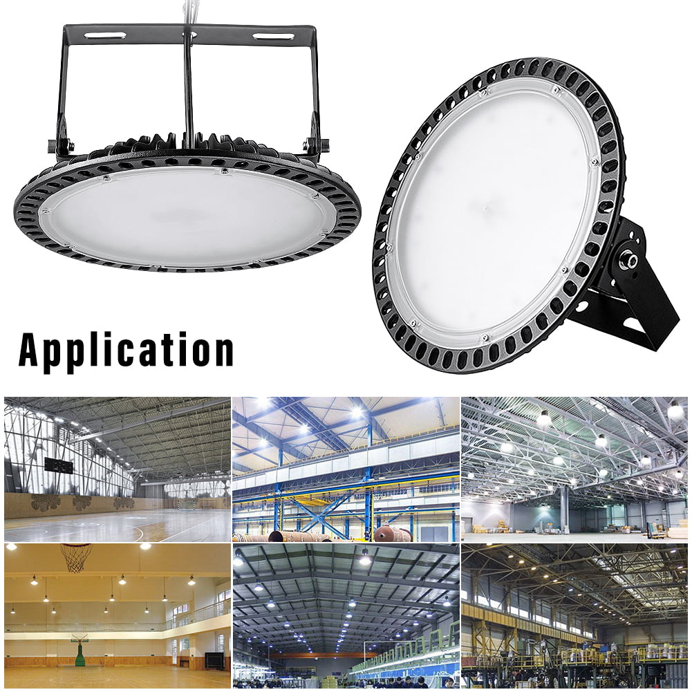 UFO LED High Bay Light Gym Factory Warehouse Industrial Shed Slim 100W 200W 300W 