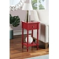 thumbnail image 1 of Convenience Concepts French Country Khloe Accent Table, Cranberry Red, 1 of 2