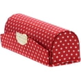 thumbnail image 2 of Motique Accessories White & Black & Red Ladies Polka Dot Lipstick Case with Mirror Set of 6, 2 of 6
