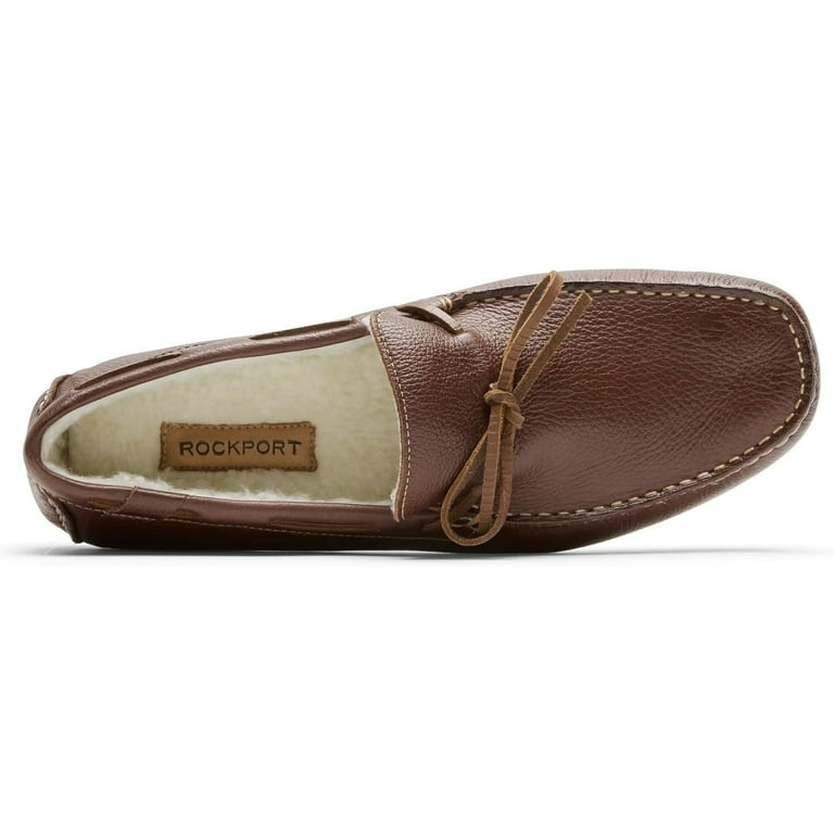 Rockport Men s Rhyder Tie Slipper Mahogany Moccasin 11M Walmart