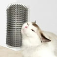 thumbnail image 3 of Cat Massage Tool Pet Hair Removal Massage Comb Wall Corner Self Cleaning Rubbing Brush Cats Toys Pet Beauty Supplies, 3 of 10
