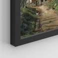 thumbnail image 5 of PixonSign Framed Wall Art Charming European Cottage Scenes Prints, Set of 4 Rustic Village Landscape Paintings, Minimalism Wall Décor, Adhesive Canvas Poster for Home Decor - 8"x10" Black, 5 of 5