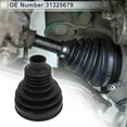 thumbnail image 3 of Unique Bargains No.31325679 Inner CV Joint Boot Kit with Clamps for Volvo S40 2005-2010, 3 of 7