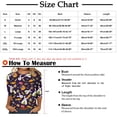 thumbnail image 3 of Birdeem Mode Femme Manches Courtes Col Rond Rétro Imprimé Haut Ample Blouse Manches Trois-Quarts, 3 of 5