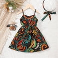 thumbnail image 4 of RIJOPUTY Dresses for Toddler Girls Toddler Dresses 4t Tween Dresses 12-14 Girls Summer Baby Clothes 3t Clothes Girls Vestidos De Navidad Para Niñas Rojo Regalos Para Niña De 3 Años 3-6 Month, 4 of 6