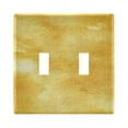 thumbnail image 2 of Dailycode Light Switch Plate Covers 3 Gang Wall Plate Plastics Outlet Covers for Kitchen Home Office Decor Golden Yellow Watercolor, 2 of 8