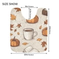 thumbnail image 5 of Yayeee Bath Rug for Bathroom Floor Non Slip Rectangle Fluffy Soft Absorbent Mat, 16"x24", Fall Pumpkin Pattern, 5 of 7