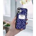 thumbnail image 5 of WIRESTER Shockproof Soft Rubber Cover Case for Apple iPhone 16 6.1" 2024, Blue Composition Book, 5 of 5