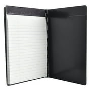 Saunders 881 Recycled Aluminum Padfolio, Black - Memo Size - Pack of 6