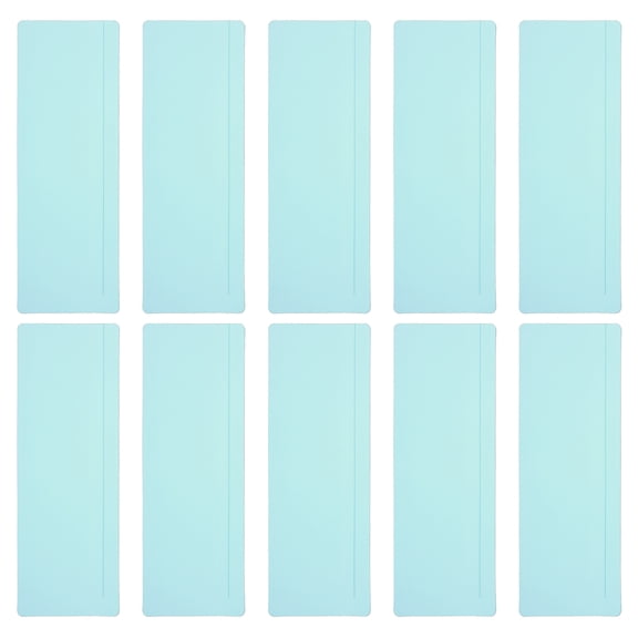 Uxcell 10 Pcs Tiras de Lectura Guiada 19cmx7cm Marcador de Superposición de Color Resaltante Reduce el Estrés Visual con Línea Azul Claro