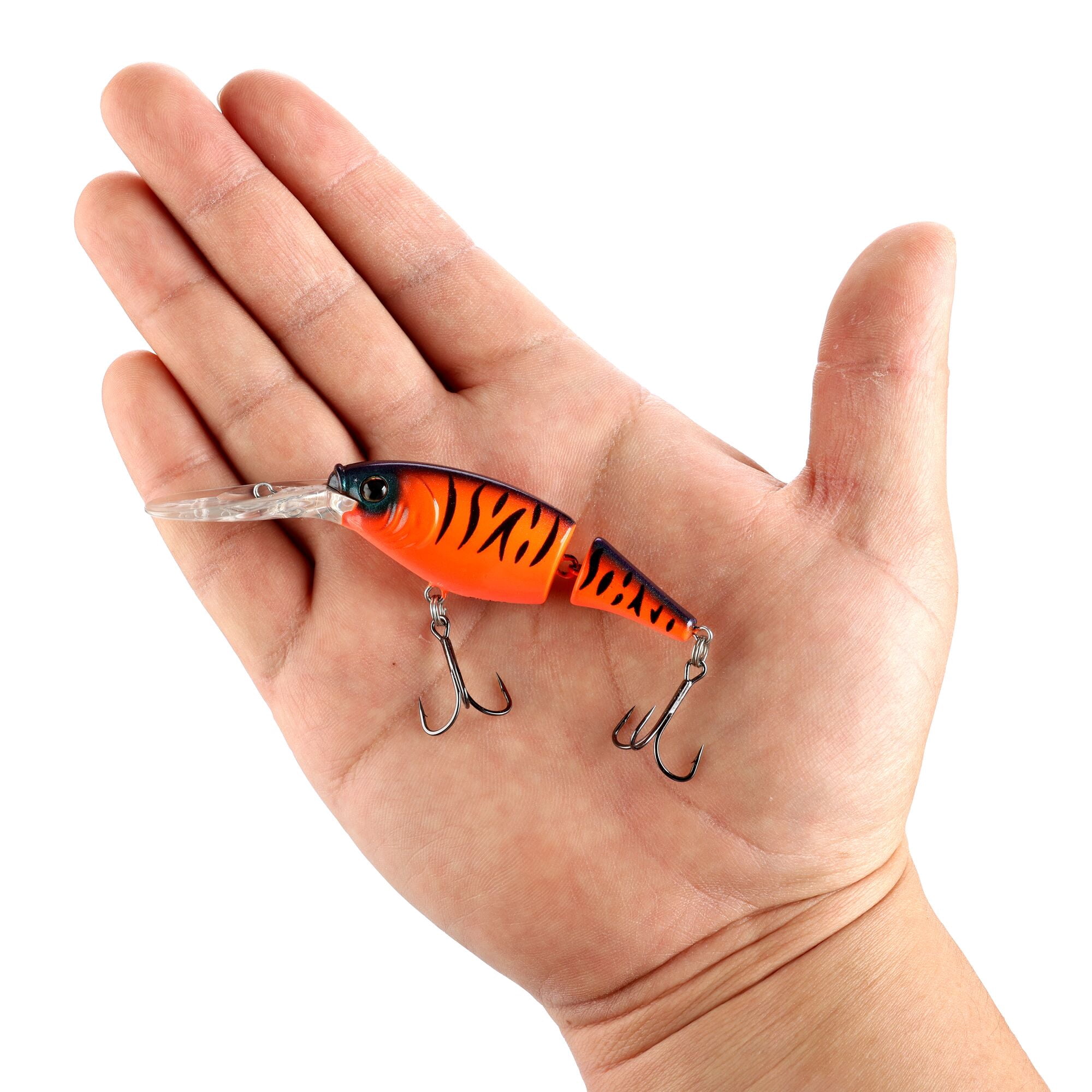 Berkley Flicker Shad® Jointed, 2.75 in, Crankbaits, Blaze (1 Count)