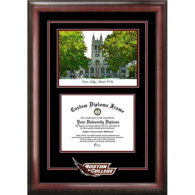 Boston College 12.8" x 15.8" Spirit Graduate Diploma Frame with Campus