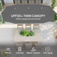 thumbnail image 4 of Outsunny Parasol de Patio Double Face de 13 Pi, Parasol d'Extérieur avec Manivelle, 4 of 10