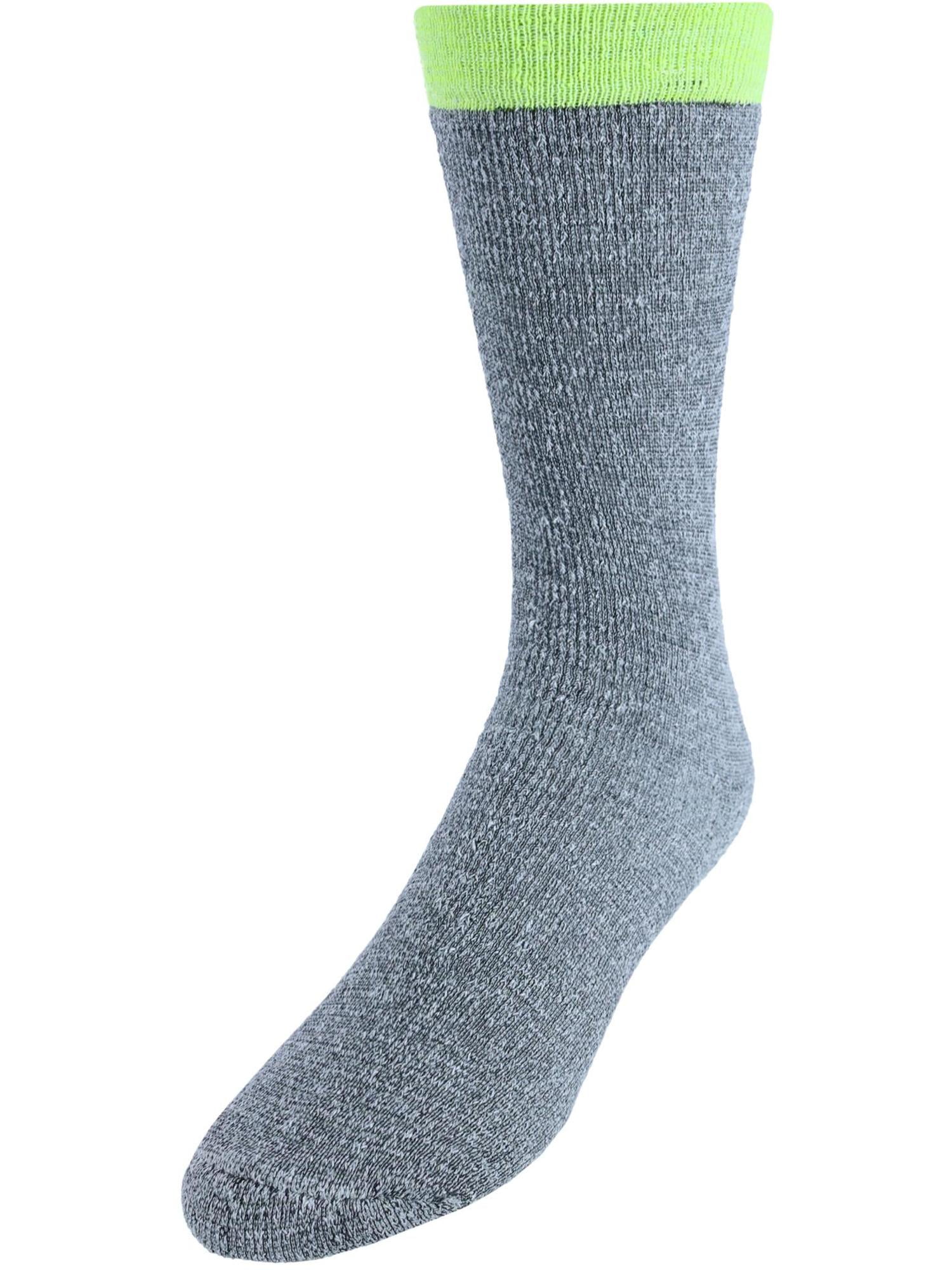 CTM HiVis Work Boot Socks (2 Pack) (Men)