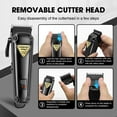 thumbnail image 5 of Professional Hair Clippers Set & Cordless Barber Clippers for Men, Clippers Set and Trimmers Kit, Hair Cutting Tools, Clippers for Hair Cutting, Gifts for Men, 5 of 6